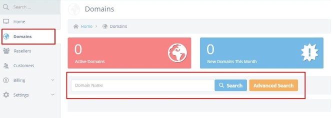manage domain